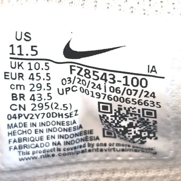 Nike Court Vapor Lite 4 Heritage Light Orewood FZ8543-100 - Men's Size 11.5